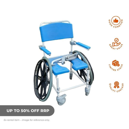 Drive Astion Mobile Shower Commode - Ex Rental - Aged Care & Medical