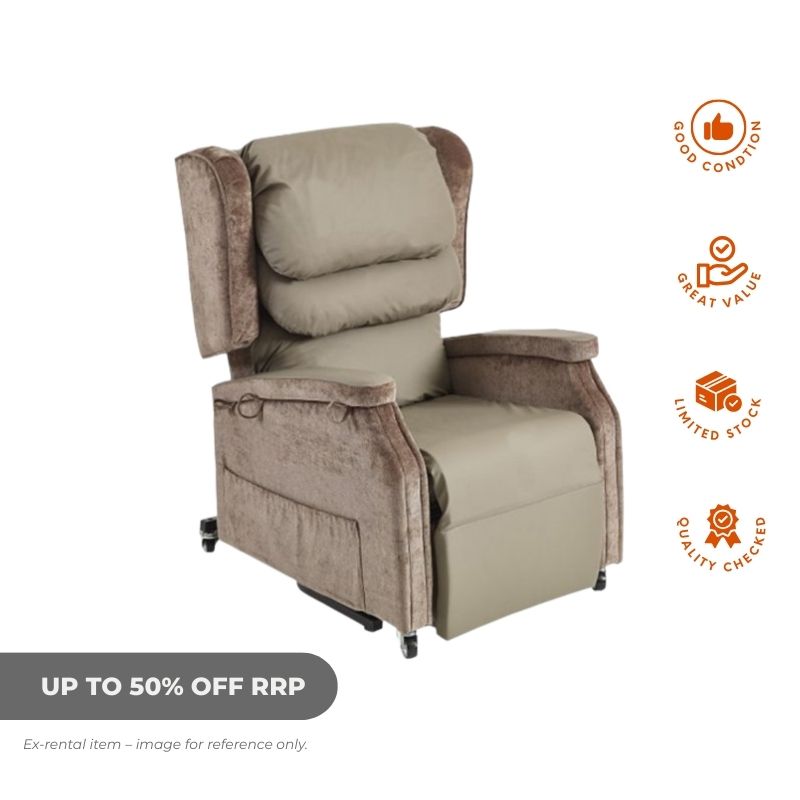 Enable Configura Large Comfort Chair (Beige Duratek) - Ex Rental - Aged Care and Medical
