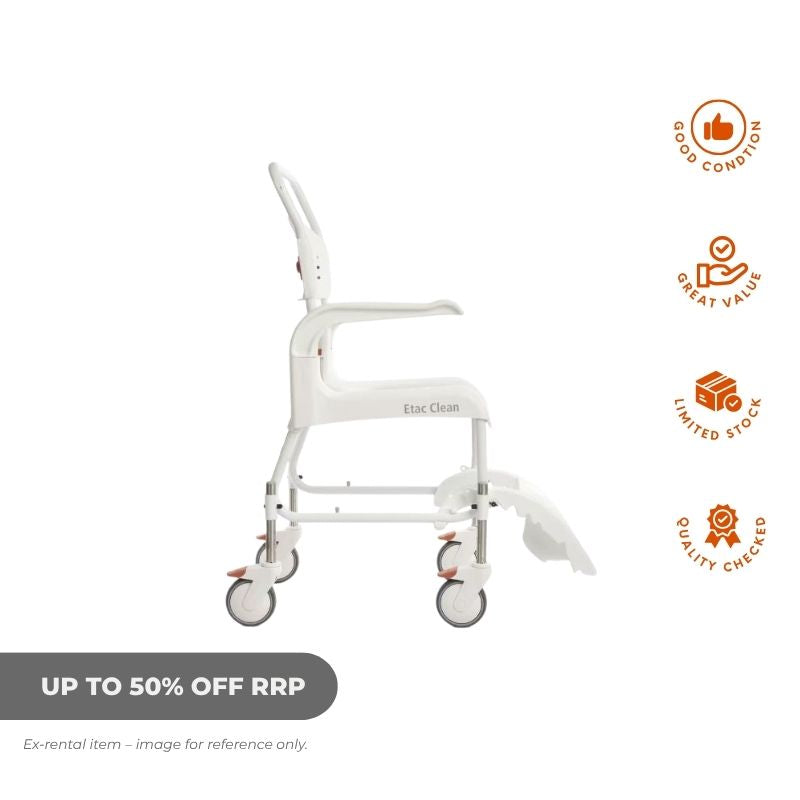 Etac Clean Fixed Height Shower Commode -Ex-Rental- Aged Care & Medical