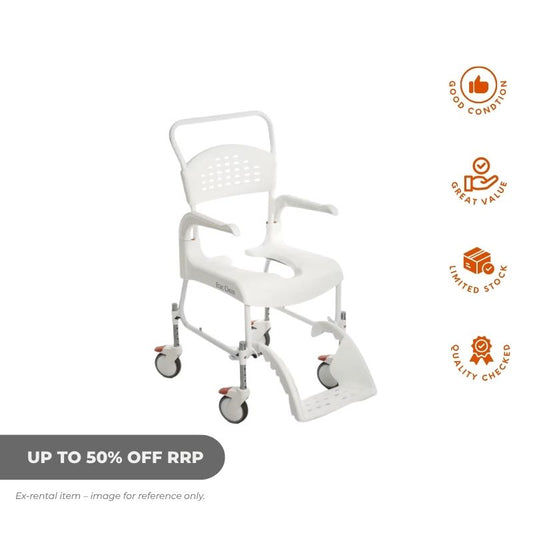 Etac Clean Fixed Height Shower Commode -Ex-Rental- Aged Care & Medical