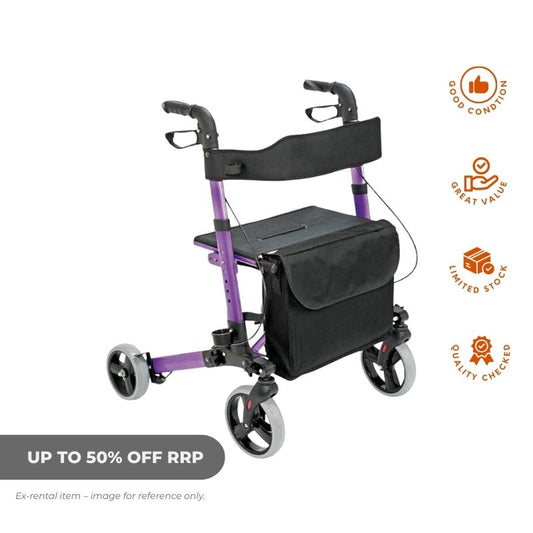 Forward Thinker Purple Rollator - Ex Rental- Aged Care & Medical