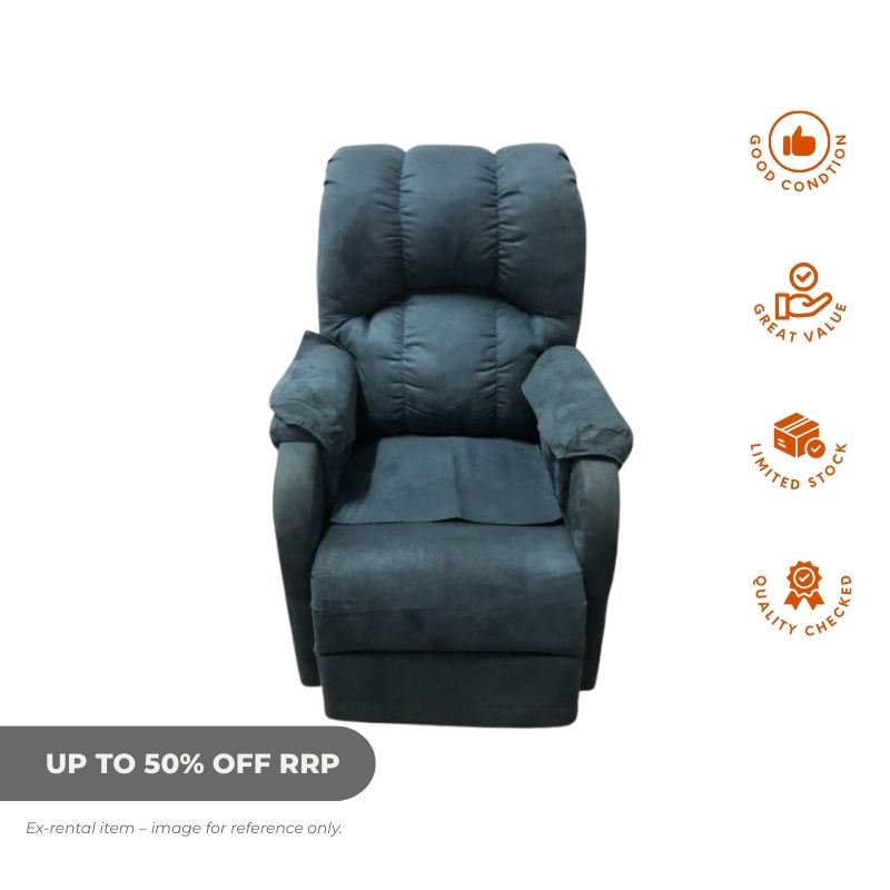 Pride C1 Single Motor Lift Chair - Blue - Ex Rental-aged care and medical