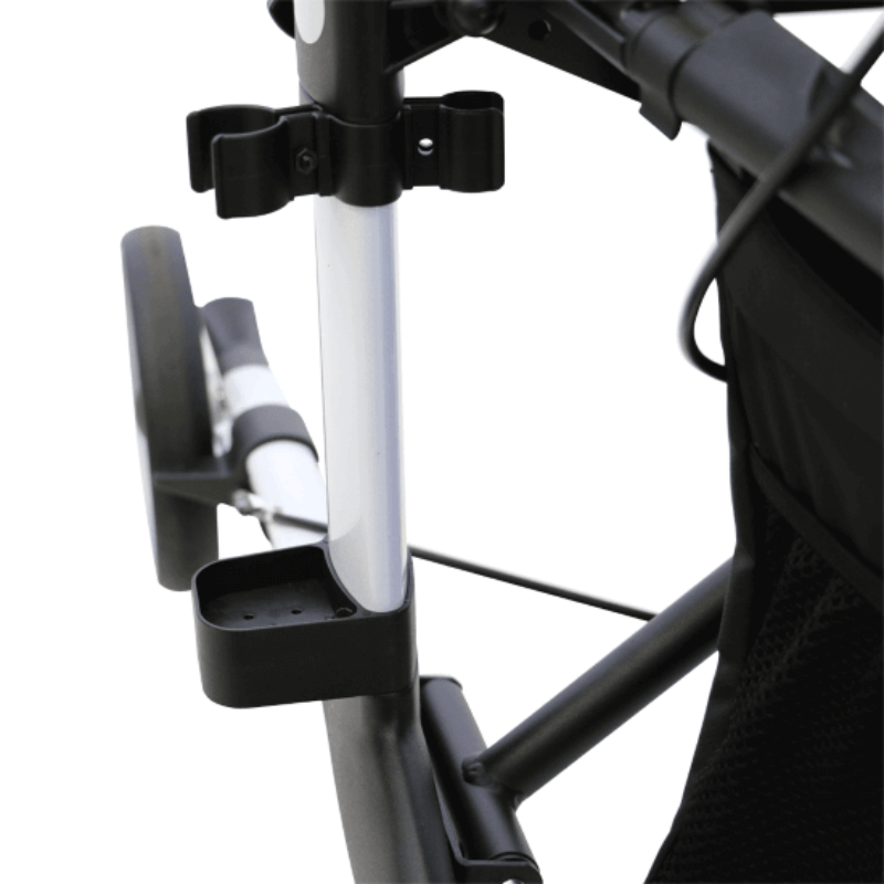 Aspire Vogue Carbon Fibre Seat Walker - Short (Sapphire) - Aged Care & Medical