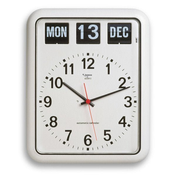 Jadco Wall Clock with Calendar - Aged Care & Medical