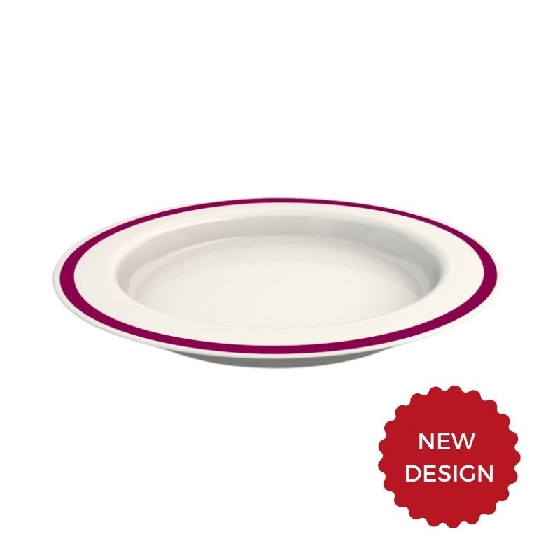 Ornamin Plate with Sloped Base (27cm) - Aged Care & Medical