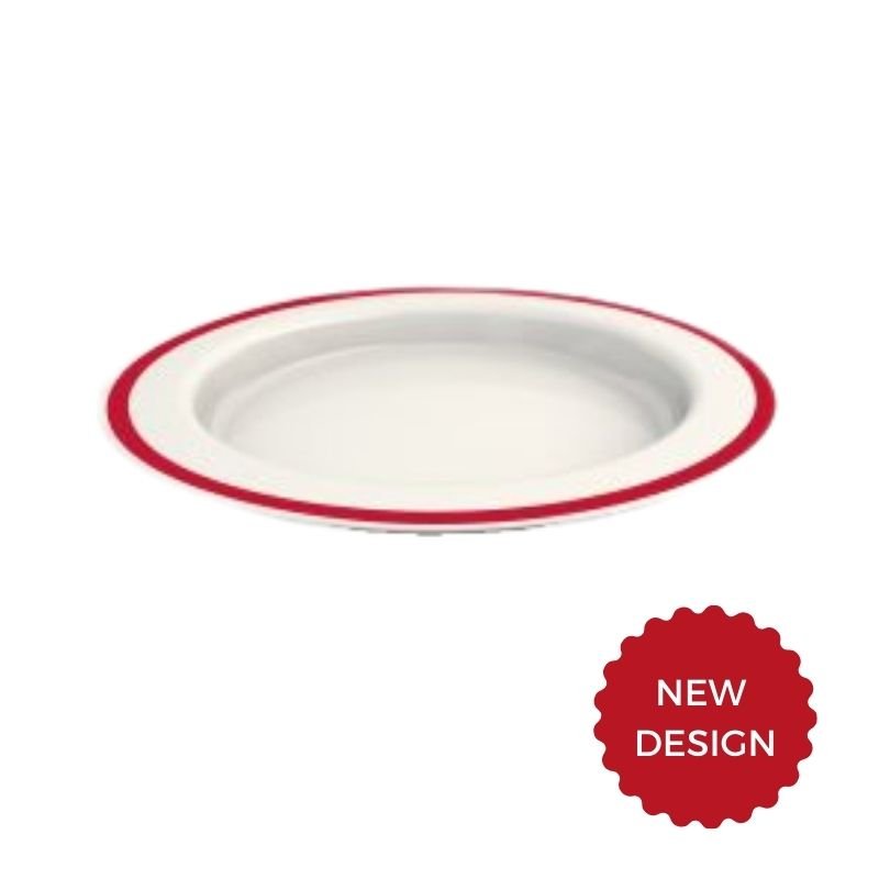 Ornamin Plate with Sloped Base (27cm) - Aged Care & Medical