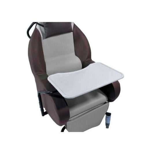 Rental - Aspire Shell Chair Accessory Retractable Tray Table - Aged Care & Medical
