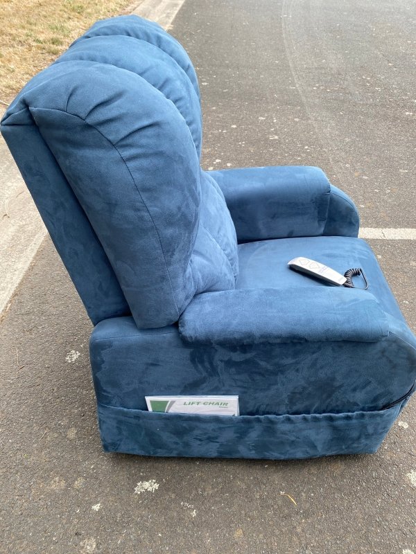 Rental - PRIDE C5 Single Motor Lift Chair - Blue (Per Week, Minimum 4 Week Hire) - Aged Care & Medical