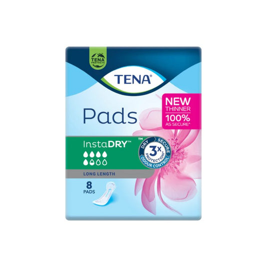 Tena Pads Instadry - Long Length - Aged Care & Medical