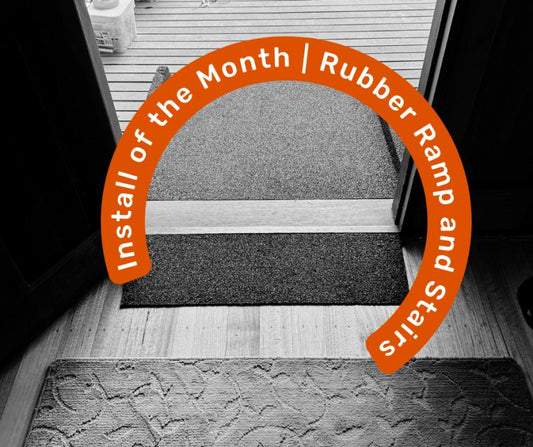 Install of the Month - Showcasing rubber ramp installations - Aged Care & Medical