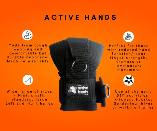 PRODUCT REVIEW | ACTIVE HANDS - Limited Mobility Gripping Aid - Aged Care & Medical