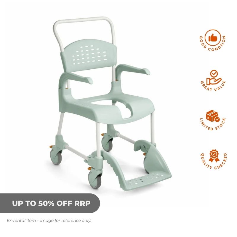 EX-RENTAL SALE Etac Clean Fixed Height Shower Commodes