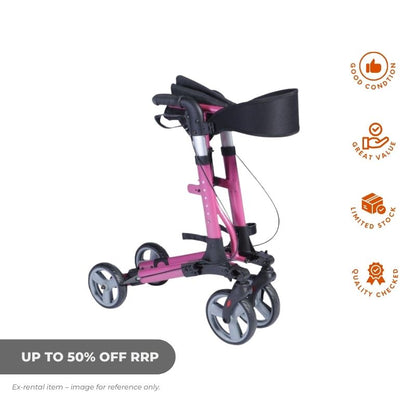Forward Thinker Pink Rollator - Ex Rental-Aged Care & Medical
