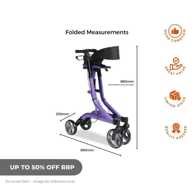 Forward Thinker Purple Rollator - Ex Rental-Aged Care & Medical