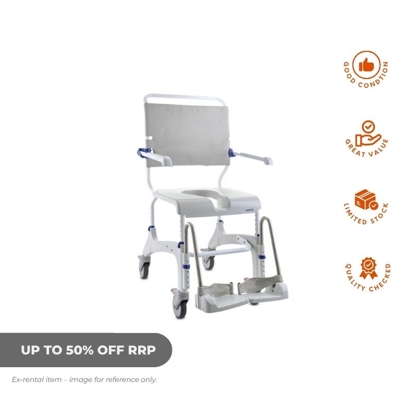 Invacare Aquatech Transit Shower Commode-Ex Rental- Aged Care & Medical