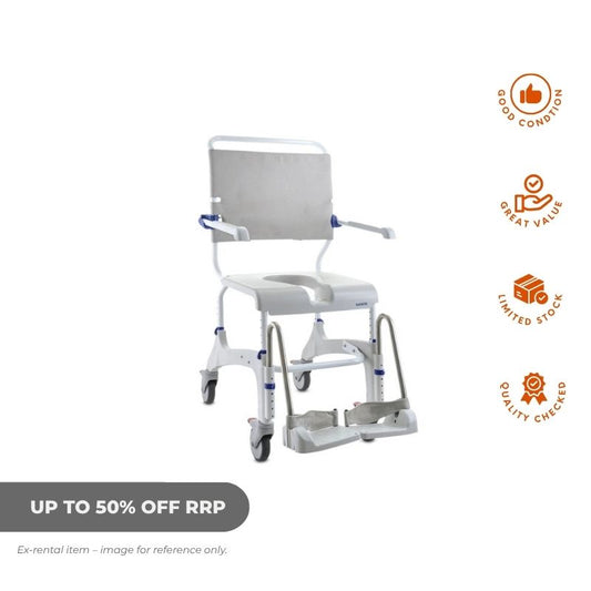 Invacare Aquatech Transit Shower Commode-Ex Rental- Aged Care & Medical