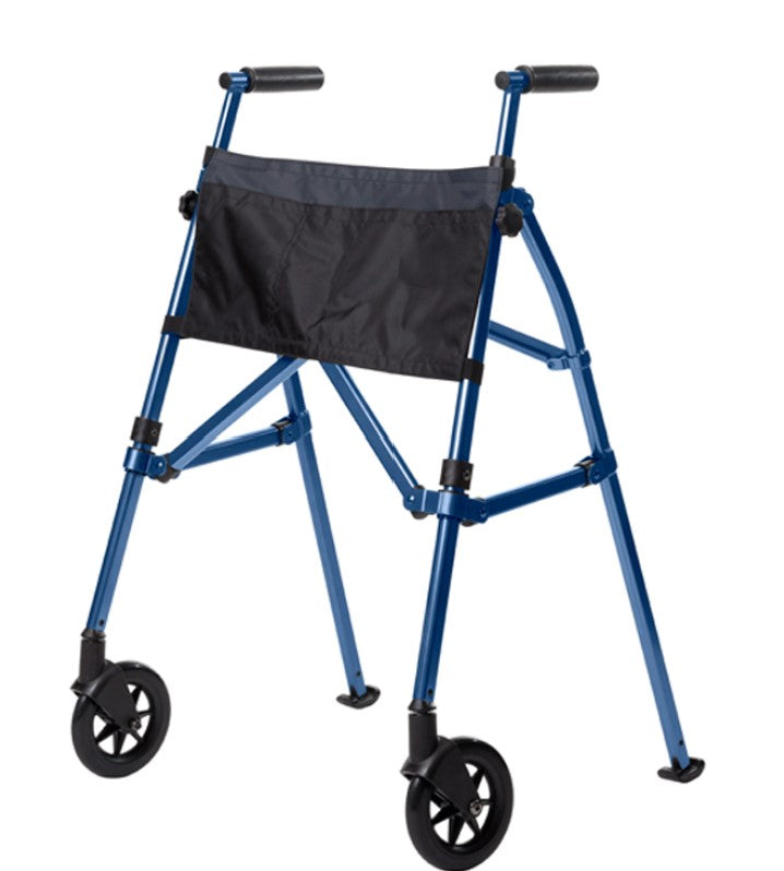 Wonder Fold-N-Go WALKER (with swivel wheels, front pocket bag & no seat)