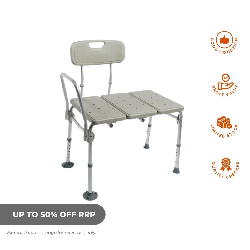 PCP Bath Transfer Bench - Ex Rental- Aged Care & Medical
