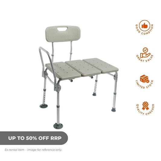 PCP Bath Transfer Bench - Ex Rental- Aged Care & Medical
