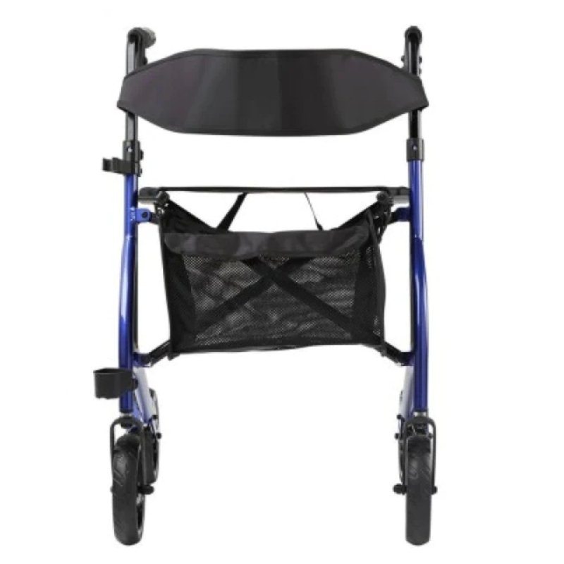 Alpha 438 Lightweight X - Frame Rollator - 24" Seat Height - Aged Care & Medical