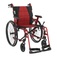 Aspire SOCIALITE Folding Wheelchair SP - Red - Aged Care & Medical - Aspire - shipping - wide - Melbourne - Australia - incontinence - aids - wheelchair - for - hire - wheelchair - for - rental - bariatric - chair - sit - to - stand - eq