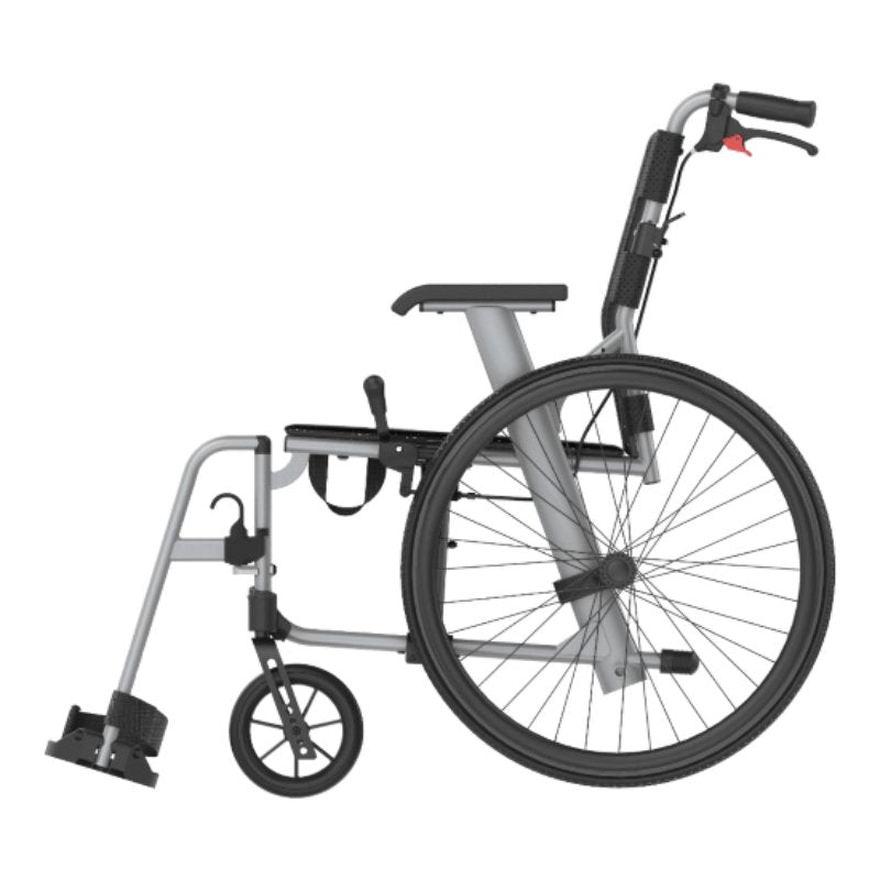 Aspire SOCIALITE Folding Wheelchair SP - Red - Aged Care & Medical