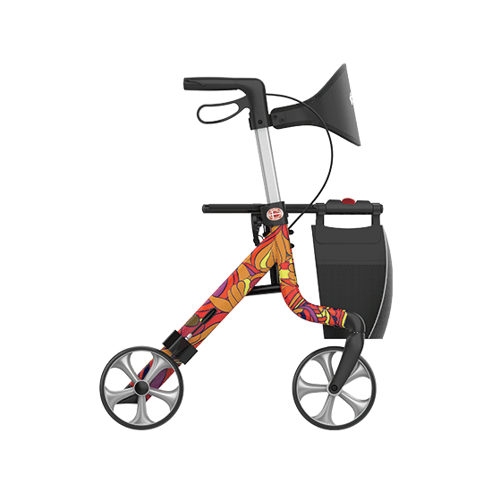 Aspire Vogue Lightweight 2 - Seat Walker (Flower & Zebra) - Aged Care & Medical