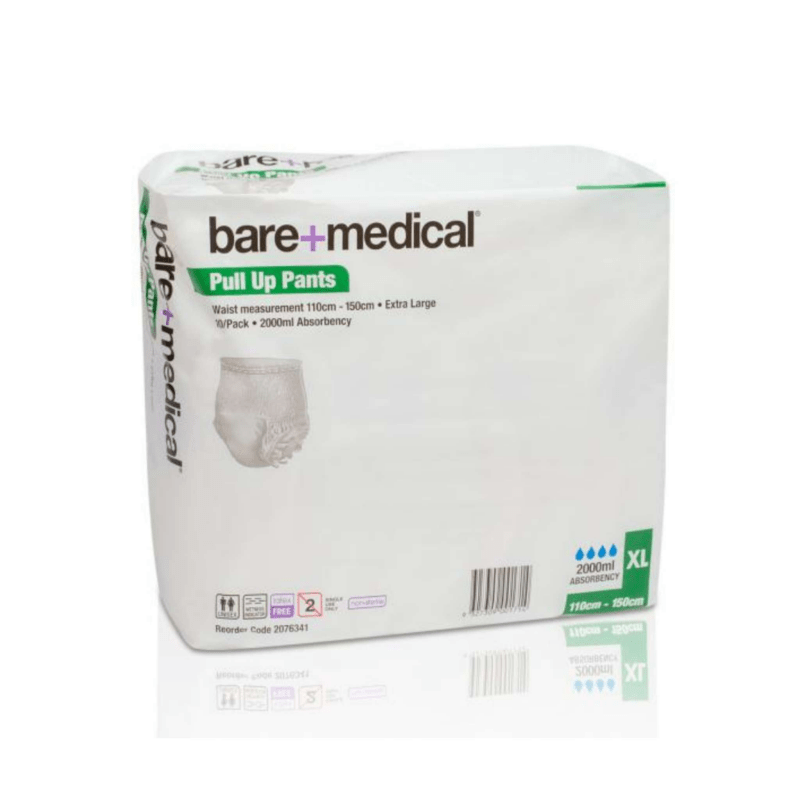 Bare Medical Pull - up Pant 2000ml - X - Large - Packet - Aged Care & Medical