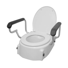 BetterLiving Adjustable Toilet Seat Raiser - Aged Care & Medical