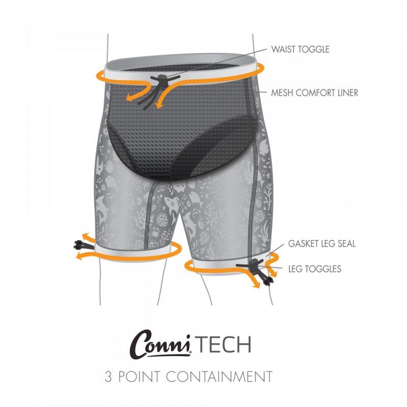 Conni Kids Containment Swim Short - Aged Care & Medical