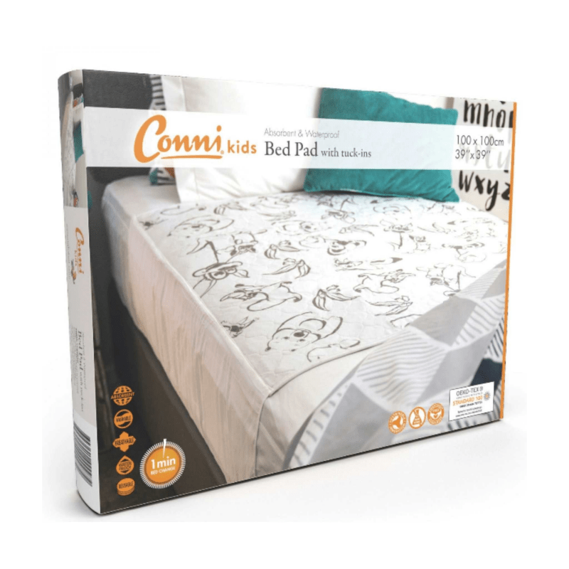 Conni Kids Reusable Bed Pad with Tuck - ins - Aged Care & Medical