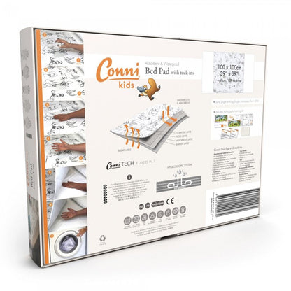 Conni Kids Reusable Bed Pad with Tuck - ins - Aged Care & Medical