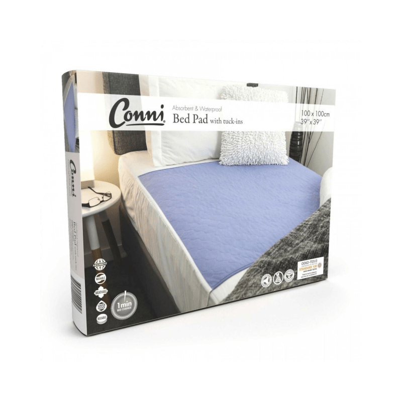 Conni Reusable Bed Pad with Tuck - ins - Aged Care & Medical