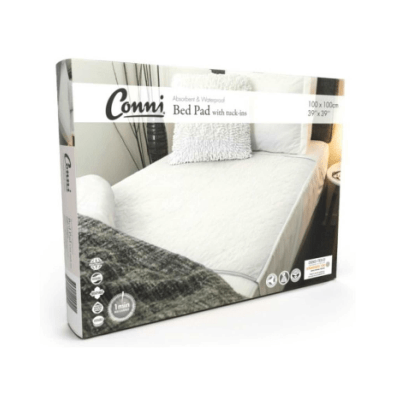 Conni Reusable Bed Pad with Tuck - ins - Aged Care & Medical