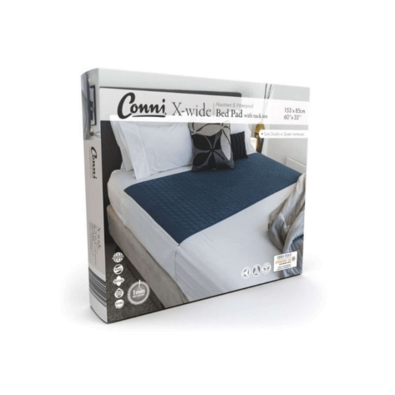 Conni X - Wide Reusable Bed Pad with Tuck - ins - Aged Care & Medical