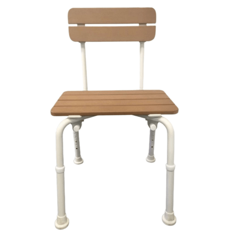 Delta C44 Timber Shower Chair - Aged Care & Medical - Bathroom Aids - Delta - shipping - wide - Melbourne - Australia - incontinence - aids - wheelchair - for - hire - wheelchair - for - rental - bariatric - chair - sit - to - stand - eq