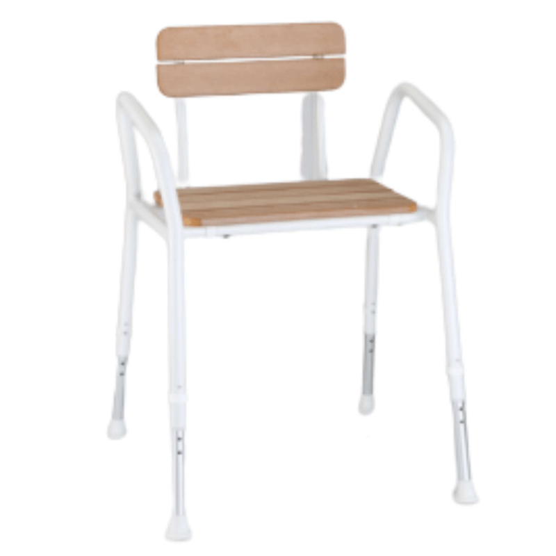 Delta C45 Timber Shower Chair - Aged Care & Medical