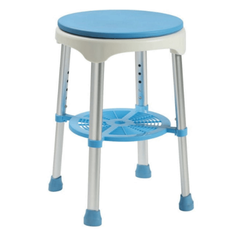 Delta S34 Shower Stool with Cushioned Swivel Seat - Aged Care & Medical