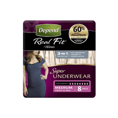 Depend Real Fit Underwear Women - Super - Aged Care & Medical