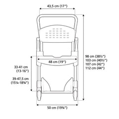 Etac Clean Mobile Shower Commode - Aged Care & Medical