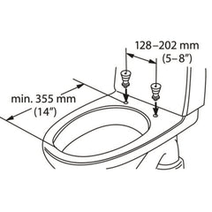 Etac Cloo Toilet Seat Raiser - no armrests - Aged Care & Medical