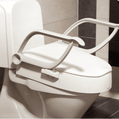 Etac Cloo Toilet Seat Raiser - with armrests - Aged Care & Medical