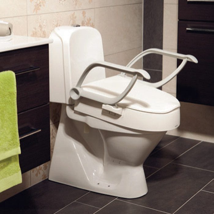 Etac Cloo Toilet Seat Raiser - with armrests - Aged Care & Medical