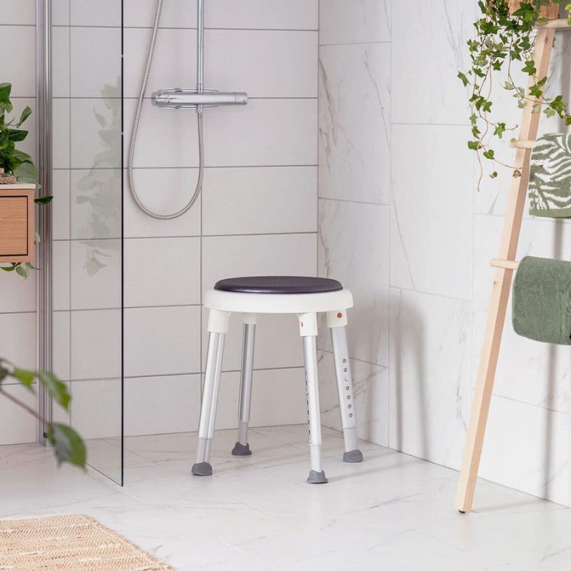 Etac Easy Shower Stool - Aged Care & Medical - Bathroom Aids - Etac - shipping - wide - Melbourne - Australia - incontinence - aids - wheelchair - for - hire - wheelchair - for - rental - bariatric - chair - sit - to - stand - eq