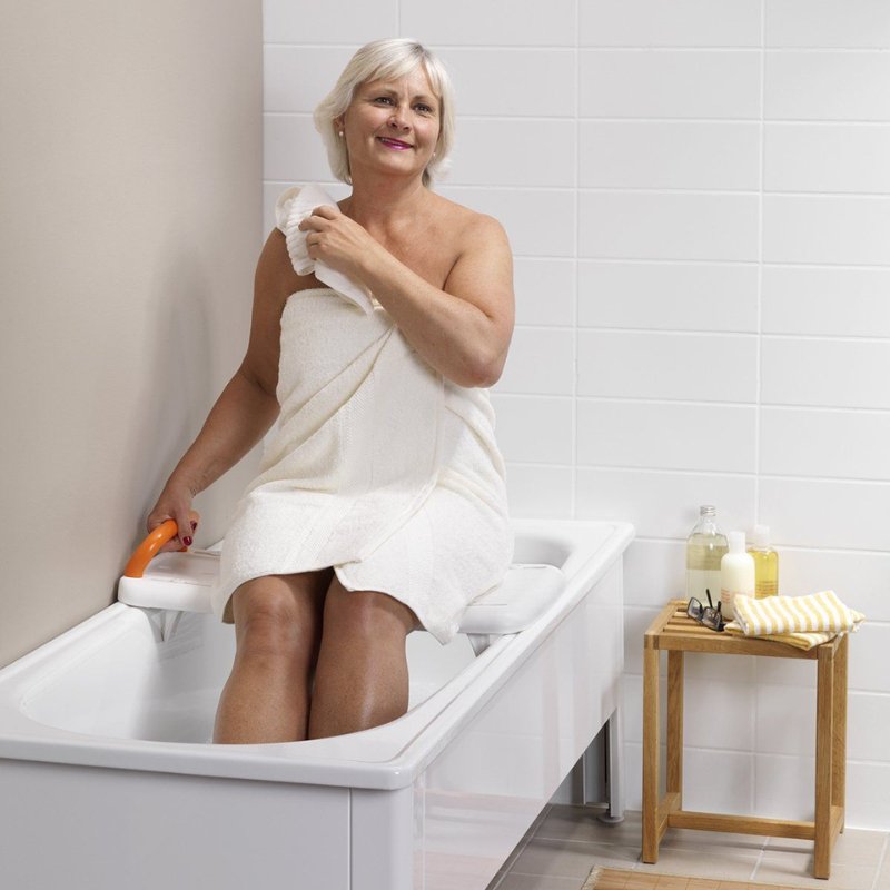 Etac Fresh Bath Board with Handle - Aged Care & Medical