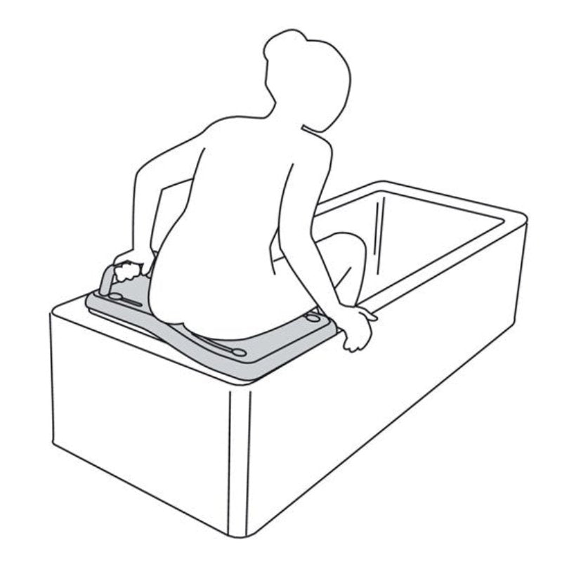 Etac Fresh Bath Board with Handle - Aged Care & Medical