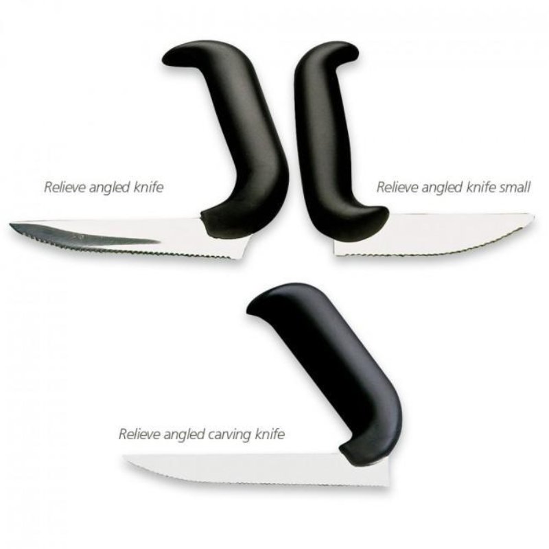 Etac Relieve Angled Carving Knife - Aged Care & Medical - Daily Living - Etac - shipping - wide - Melbourne - Australia - incontinence - aids - wheelchair - for - hire - wheelchair - for - rental - bariatric - chair - sit - to - stand - eq