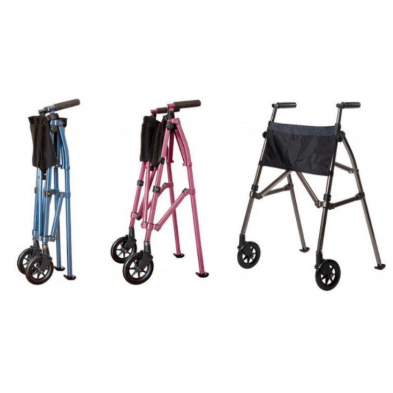 EZ Fold - N - Go WALKER (with swivel wheels, no seat) - Aged Care & Medical