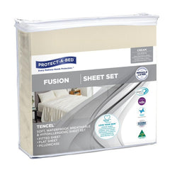 Fusion Sheet Set (Fitted Sheet, Flat Sheet, 1x Pillow Case) - Aged Care & Medical
