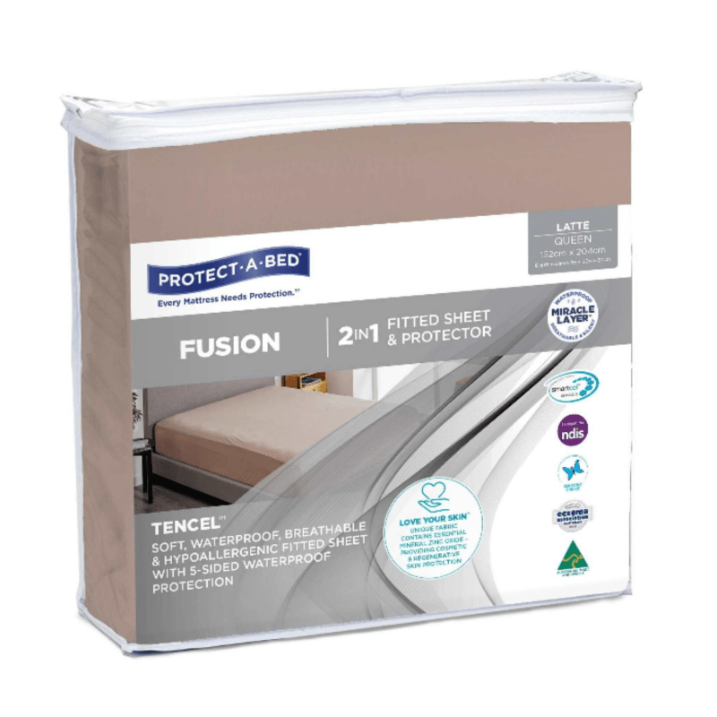 Fusion Waterproof Fitted Sheet - Aged Care & Medical